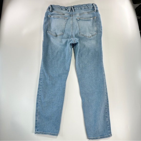 Good American Light Blue Straight Leg Jeans - Picture 8 of 12